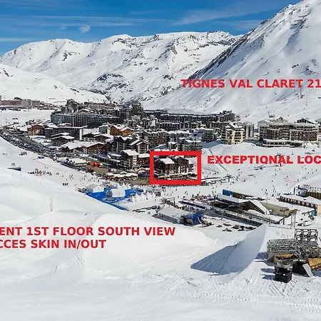 Residence Rond Point Des Pistes Acces Direct Funiculaire Expose Sud Tignes Exterior foto